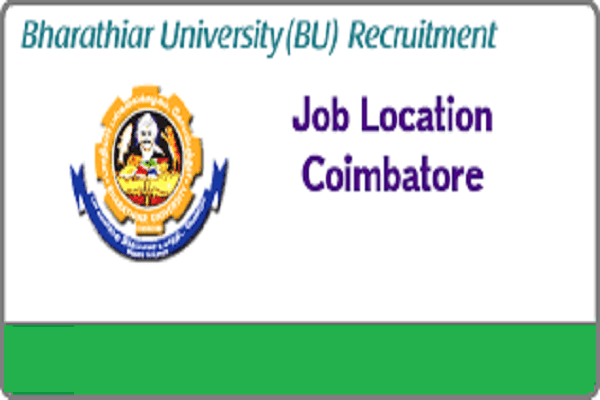 Bharathiar University Research Associate Recruitment 2022